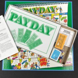 PAYDAY BOARD GAME Vintage 1994 Rare 100% Complete